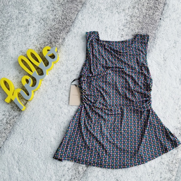 NWT HALOGEN ELASTICIZED TOP - Picture 2 of 7